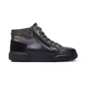 Pikolinos Svart Dam Sneaker Boot Black, Dam