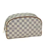 Louis Vuitton Vintage Pre-owned Canvas necessrer White, Dam