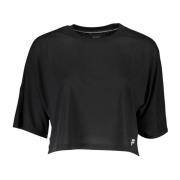 Fila Snygg Svart Logotyp T-shirt Black, Dam