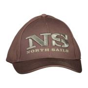 North Sails Broderad Bomullsskärm Keps Brown, Unisex