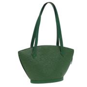 Louis Vuitton Vintage Pre-owned Laeder axelremsvskor Green, Dam