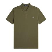 Fred Perry Slim Fit Plain Polo Uniform Green Green, Herr