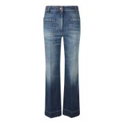 Victoria Beckham Vida Jeans Blue, Dam