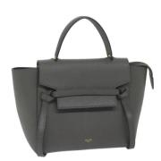 Celine Vintage Pre-owned Laeder handvskor Gray, Dam