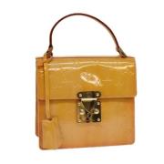 Louis Vuitton Vintage Pre-owned Laeder handvskor Yellow, Dam