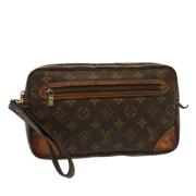 Louis Vuitton Vintage Pre-owned Canvas kuvertvskor Brown, Dam