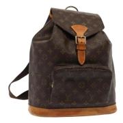 Louis Vuitton Vintage Pre-owned Canvas ryggsckar Brown, Dam