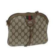 Gucci Vintage Pre-owned Canvas gucci-vskor Beige, Dam