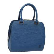 Louis Vuitton Vintage Pre-owned Laeder handvskor Blue, Dam