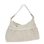 Fendi Vintage Pre-owned Laeder fendi-vskor White, Dam