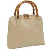 Gucci Vintage Pre-owned Laeder handvskor Beige, Dam