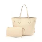 Louis Vuitton Vintage Pre-owned Canvas louis-vuitton-vskor Beige, Dam