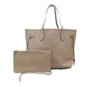 Louis Vuitton Vintage Pre-owned Canvas louis-vuitton-vskor Beige, Dam