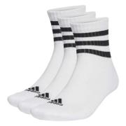 Adidas Klassisk Vadderad Sportkläder 3 Ränder Strumpor White, Unisex