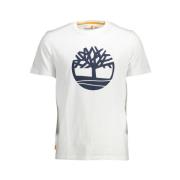 Timberland Tryckt T-shirt White, Herr