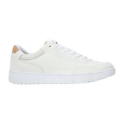 Tommy Hilfiger Läder Sneakers TH Basket Core Beige, Herr