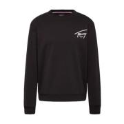 Tommy Hilfiger Grafisk Entry Sweatshirt Black, Herr