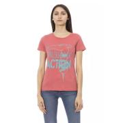 Trussardi Snygg Rosa Kortärmad T-shirt Pink, Dam