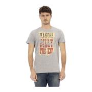 Trussardi Kortärmad Rund Hals T-shirt Gray, Herr