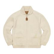 Supreme Begränsad upplaga Cowichan Sweater Natural Beige, Herr