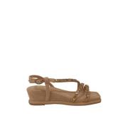 ALMA EN PENA Beige Casual Mocka Damsandaler Beige, Dam