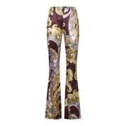 Etro Blommig Sammet Midi Klänning Multicolor, Dam