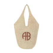 Anine Bing Leah Hobo Väska Beige, Dam