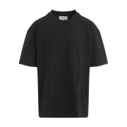 Maison Margiela Tvättad Svart T-shirt Black, Herr