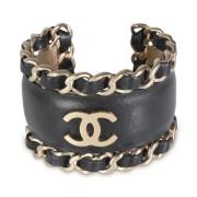 Chanel Vintage Pre-owned Metall armband Gray, Dam