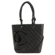 Chanel Vintage Pre-owned Laeder chanel-vskor Black, Dam