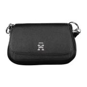 Tommy Hilfiger Svart PU Handväska Black, Dam