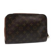 Louis Vuitton Vintage Pre-owned Canvas kuvertvskor Brown, Dam