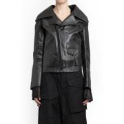 Junya Watanabe Vintage Svart Bikerjacka Black, Dam