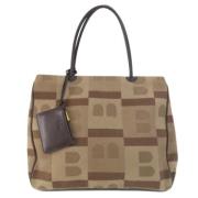 Bally Pre-owned Pre-owned Canvas handvskor Brown, Dam