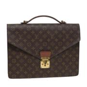 Louis Vuitton Vintage Pre-owned Canvas portfljer Brown, Dam