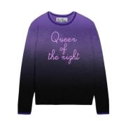 MC2 Saint Barth Mjuk Ombre Queen of the Night Sweater Multicolor, Dam