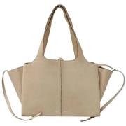 Celine Vintage Pre-owned Laeder totevskor Beige, Dam