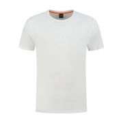 Hugo Boss Mäns Casual Tee Tegood White, Herr