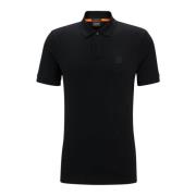 Hugo Boss Mäns Passenger Polo Tröja Black, Herr