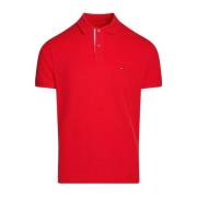 Tommy Hilfiger Herr Monotype Polo Skjorta Red, Herr