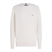 Tommy Hilfiger 1985 Crew Neck Sweater för Män White, Herr