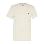 Tommy Hilfiger Slim Fit Stretch Tee för Män Beige, Herr