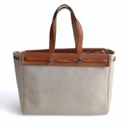 Hermès Vintage Pre-owned Handbag Beige, Dam