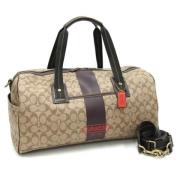 Coach Pre-owned Pre-owned Plast axelremsvskor Beige, Dam