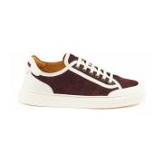 Testoni Mocka Corduroy Läder Sneaker Multicolor, Dam