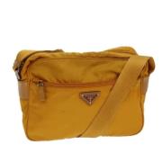 Prada Vintage Pre-owned Nylon prada-vskor Orange, Dam