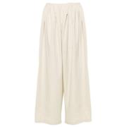 MM6 Maison Margiela Beige Krita Byxor Beige, Dam