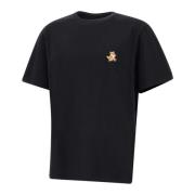 Maison Kitsuné Svart Fox Logo T-shirt Black, Herr