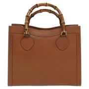 Gucci Vintage Pre-owned Laeder handvskor Brown, Dam