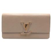 Louis Vuitton Vintage Pre-owned Canvas plnbcker Beige, Dam